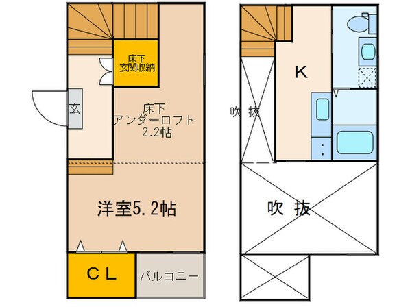 ベーネ明治の物件間取画像